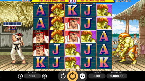 Street Fighter II: The World Warrior Slot Grid