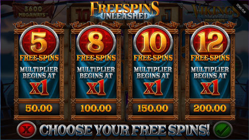 Vikings Unleashed Megaways Slot Bonus Buy